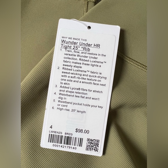 NWT Lululemon leggings - Picture 2 of 5